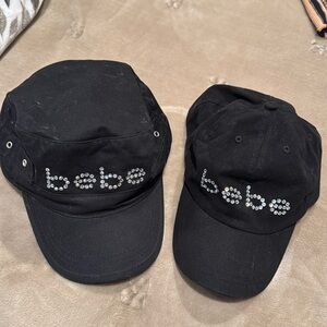 Bebe rhinestone hats in perfect condition